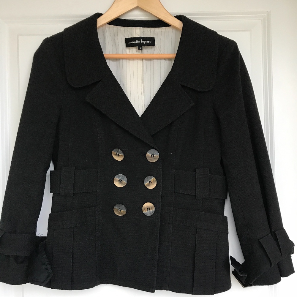 Nanette Lepore Jacket & Skirt Suit with Blouse